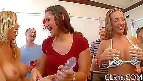 She's dildo up her pussy and ready