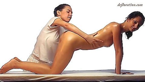 Sexy brunette hair take tumbled by dildo