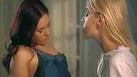 Big tit blond lesbians fucking